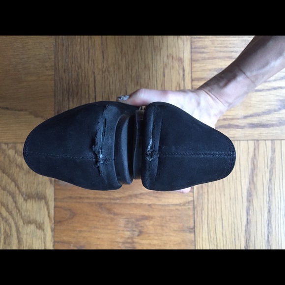 Aldo black leather flats 7.5/38 - Picture 5 of 5